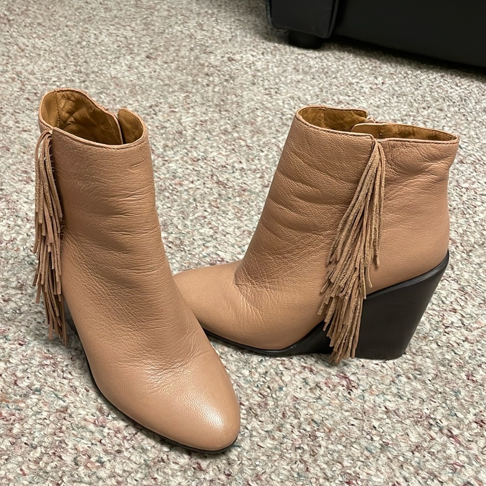 Chloe tassel booties